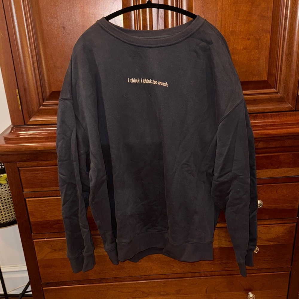 Women's Black Graphic Sweatshirt- never worn